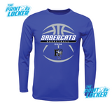 Sabercats Basketball Design Drifit Long Sleeve