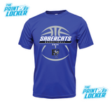 Sabercats Basketball Design Drifit Short Sleeve