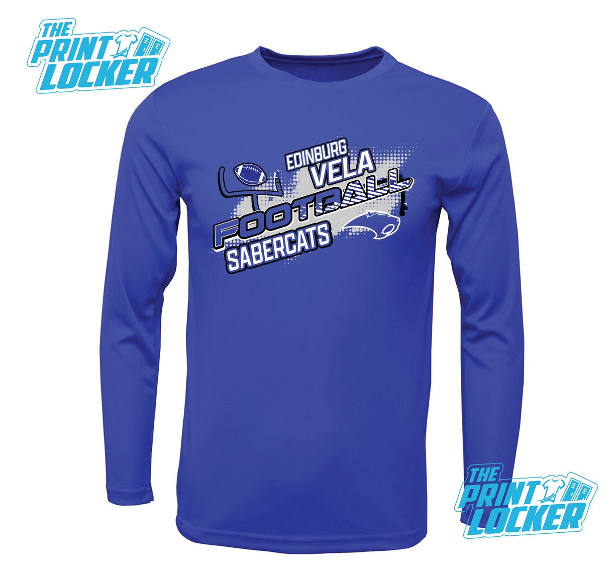 Sabercats Football Design Drifit Long Sleeve