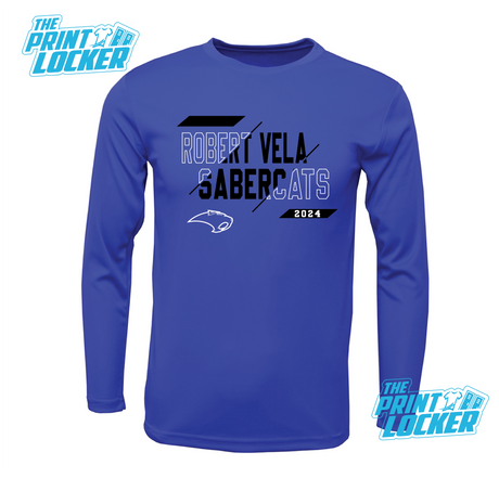 Sabercats Slash Design Drifit Long Sleeve