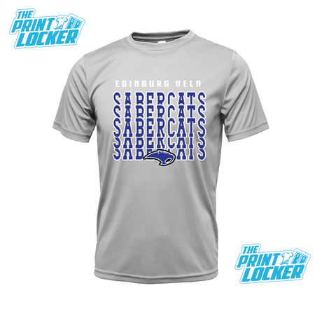 Sabercats Stack Design Drifit Short Sleeve