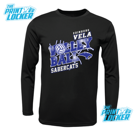 Sabercats Volleyball Design Drifit Long Sleeve