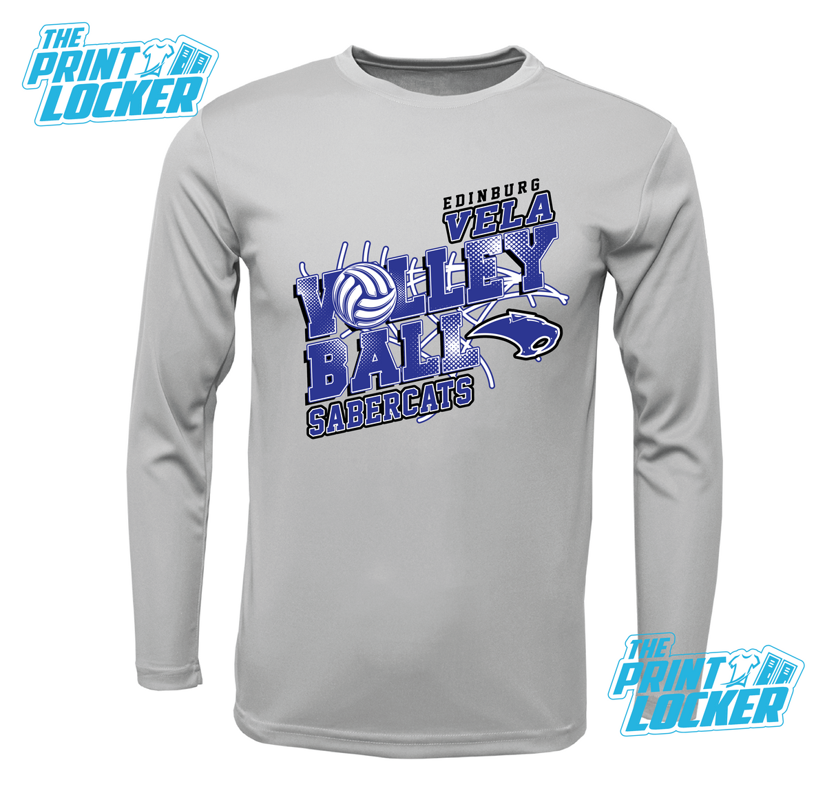 Sabercats Volleyball Design Drifit Long Sleeve