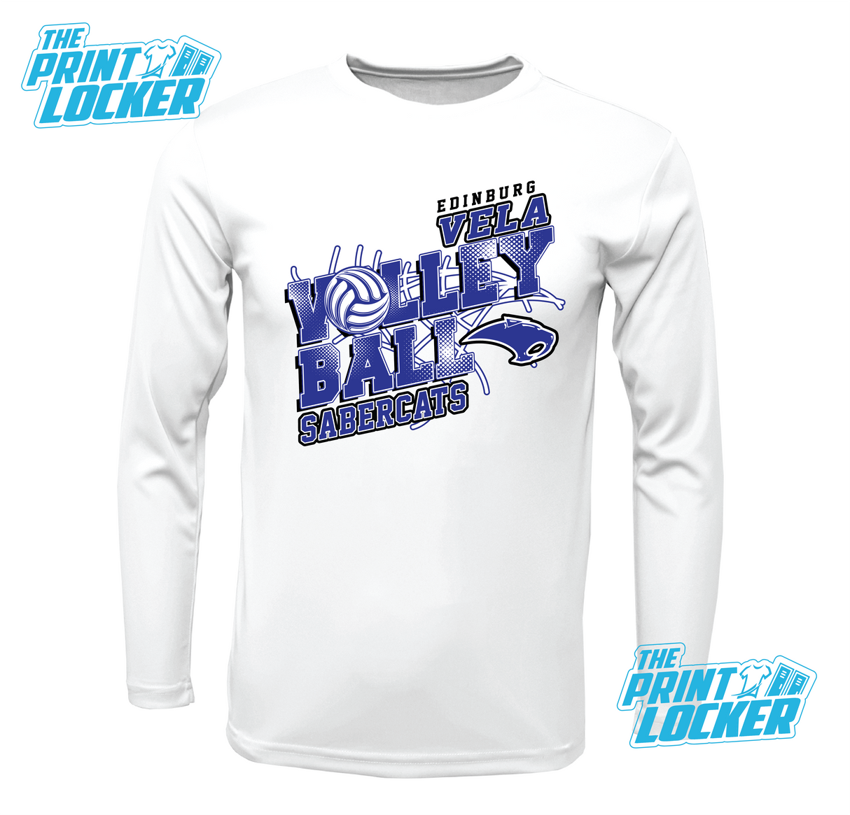 Sabercats Volleyball Design Drifit Long Sleeve