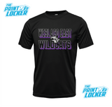 Wildcats Halftone Design Drifit Short Sleeve