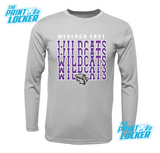 Wildcats Stack Design Drifit Long Sleeve