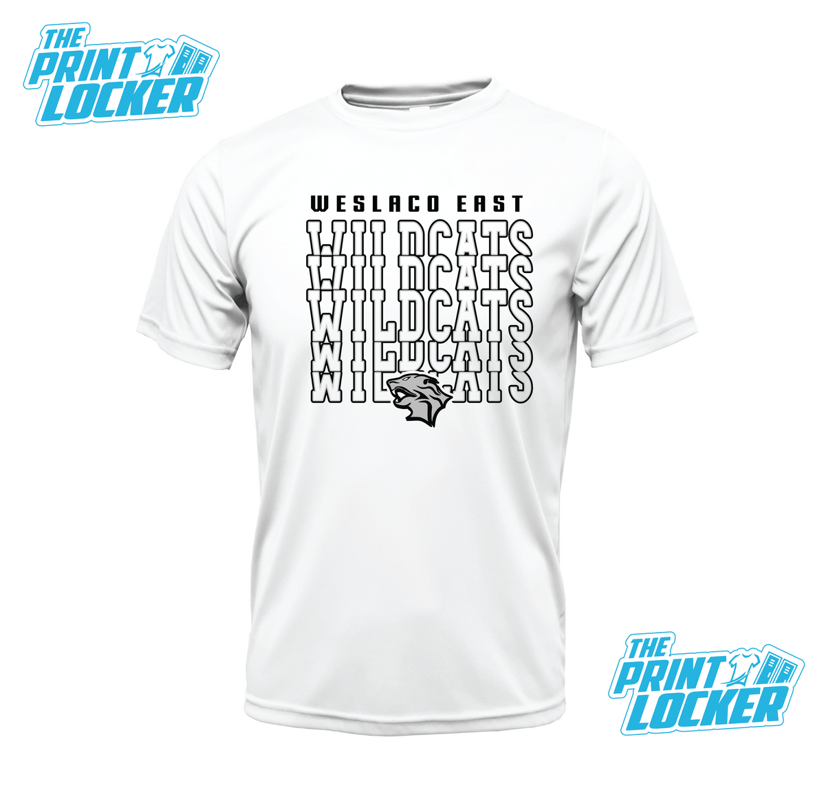 Wildcats Stack Design Drifit Short Sleeve