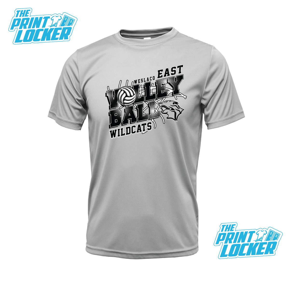 Wildcats Volleyball Design Drifit Short Sleeve