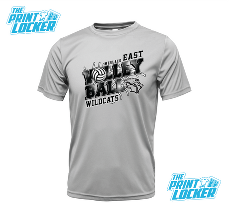 Wildcats Volleyball Design Drifit Short Sleeve