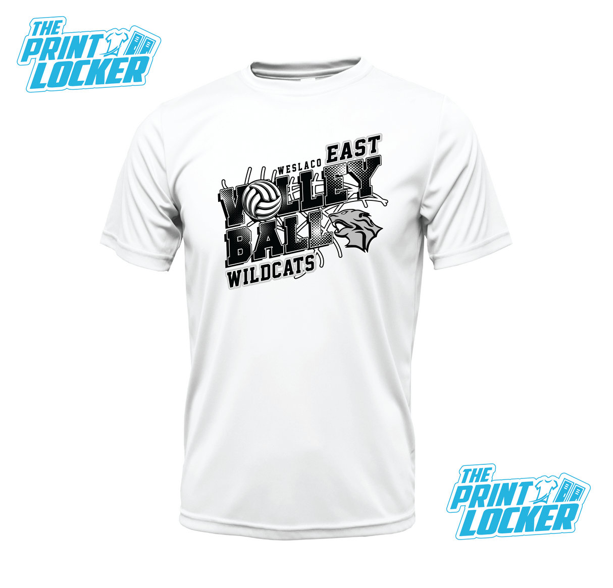 Wildcats Volleyball Design Drifit Short Sleeve