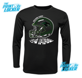 Wolverines Football Helmet Drifit Long Sleeve