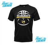 YellowJackets Basketball Design Drifit Short Sleeve