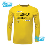 YellowJackets Slash Design Drifit Long Sleeve