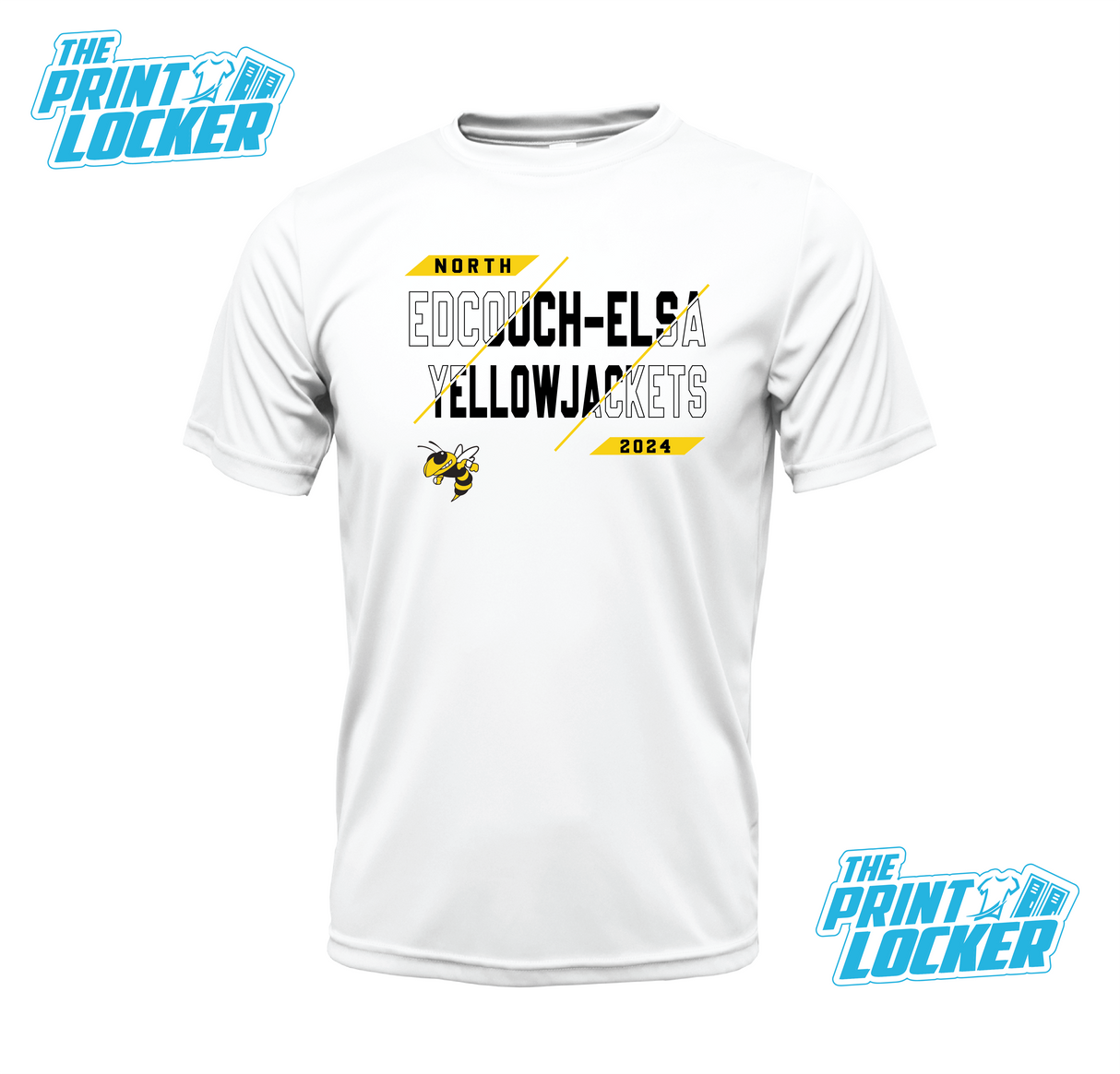 YellowJackets Slash Design Drifit Short Sleeve