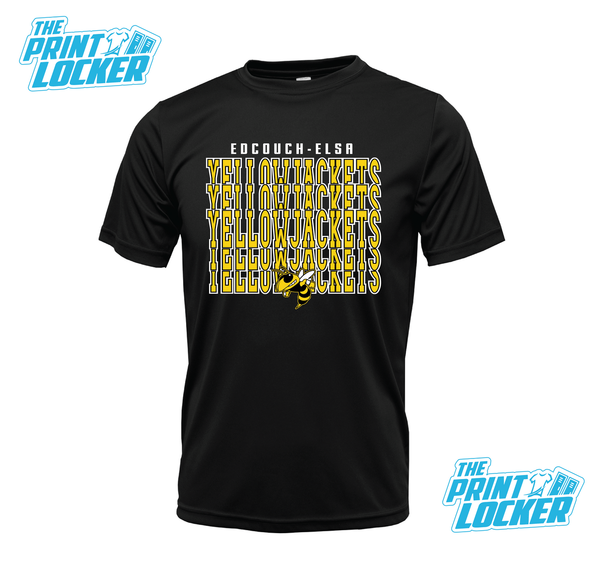 YellowJackets Stack Design Drifit Short Sleeve