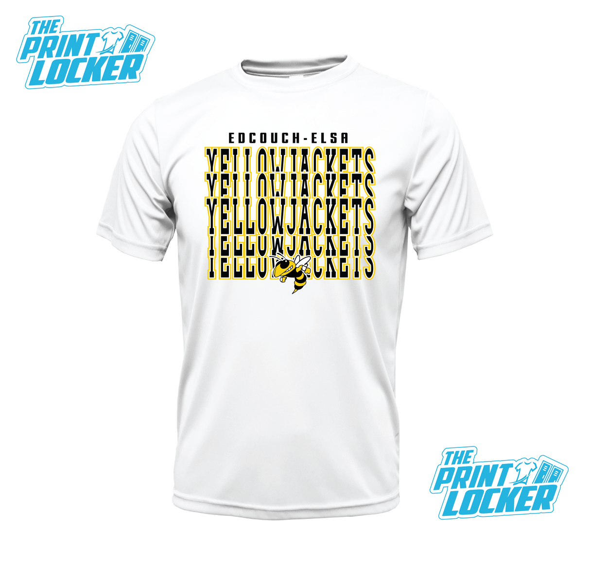 YellowJackets Stack Design Drifit Short Sleeve