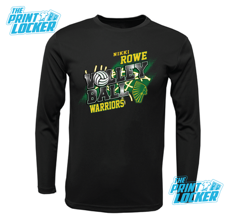 Warriors Volleyball Drifit Long Sleeve